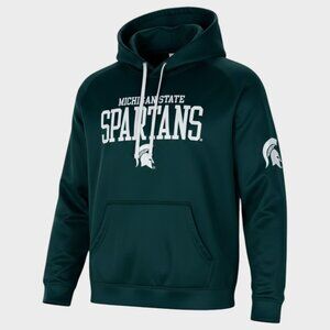 KA Knights Apparel Medium Michigan State Spartans Polyester Hooded Sweatshirt